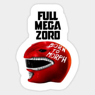 Full Megazord Helmet-Born To Morph Sticker